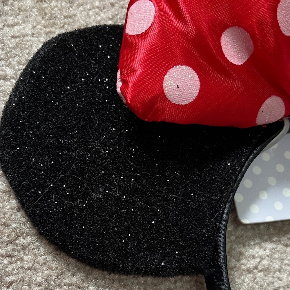 NWT Disney Minnie Mouse Red Polka Dot Headband Gems - Picture 7 of 9